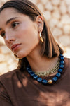 COLLAR OEDIPE BLUE