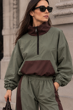 SUDADERA OLIVINA